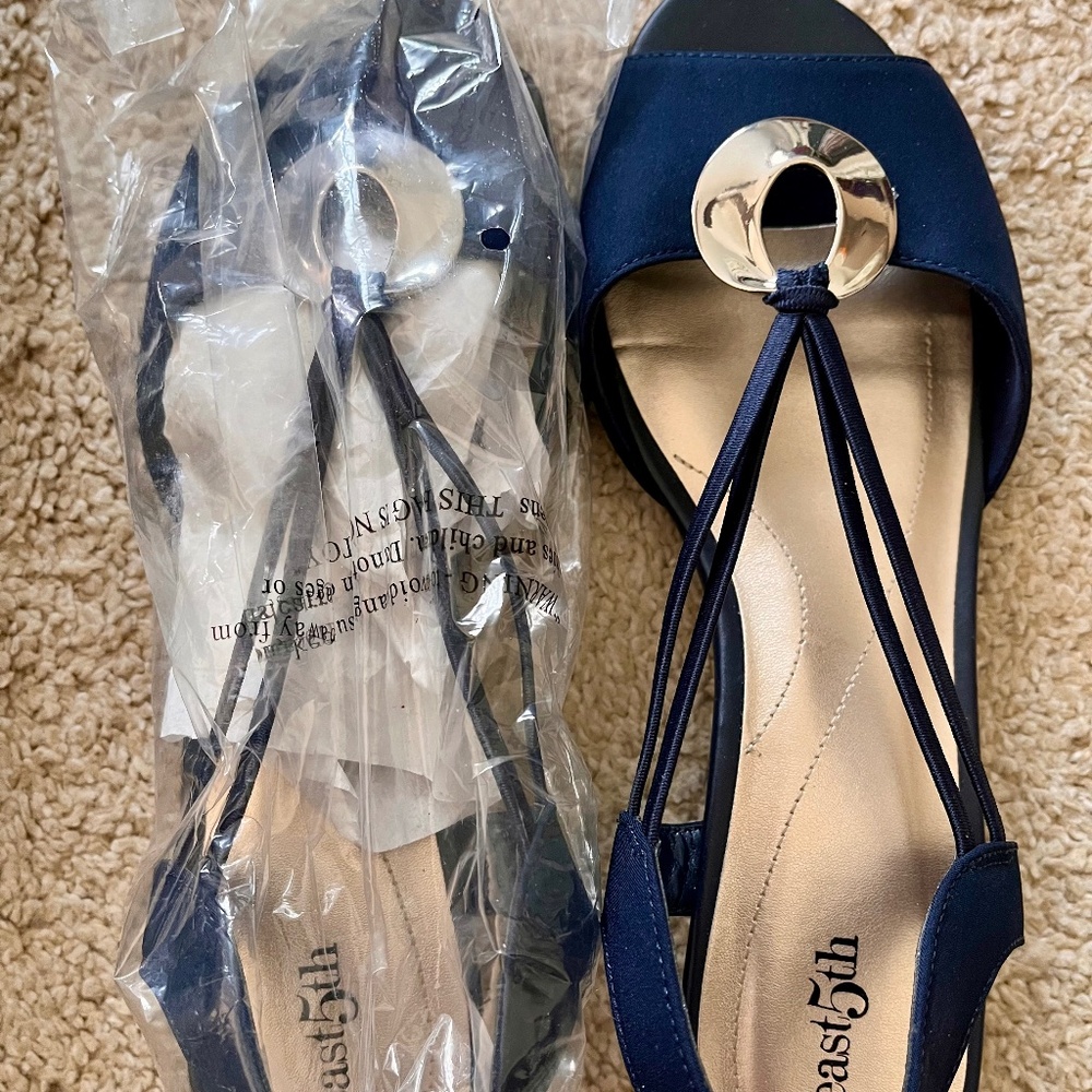 East 5th Ravena Midnight Blue Sandal Shoe